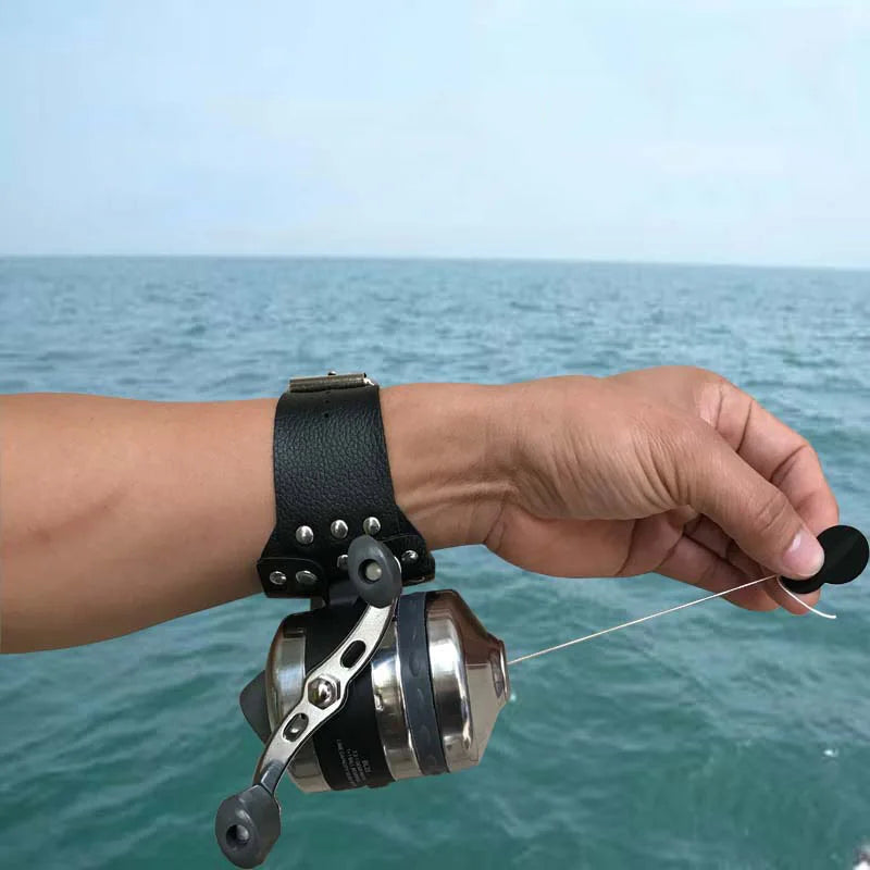 Fishing Reel Slingshot Shooting Fish Closed Wheel Stainless steel Line Cup BL25 Outdoor Hunting with 5# line 40M