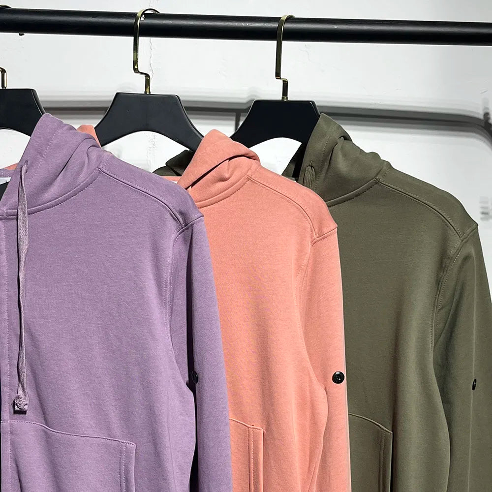 9 Candy Colors Streetwear Men Women Unisex Hooded Sweatshirts Sleeve Patch Embroidery Badge Hoodies Men