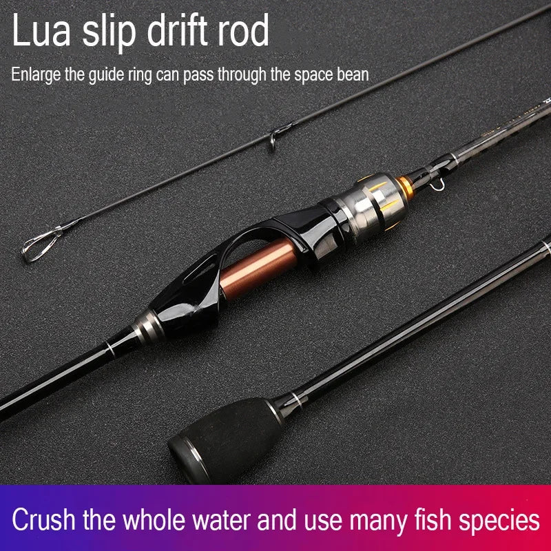 1.68/1.8m Spinning Rod Carbon UltraLight Fishing Pole Bait WT 1-10g Line WT 3-8LB For Stream River Fast Trout Fishing Rods