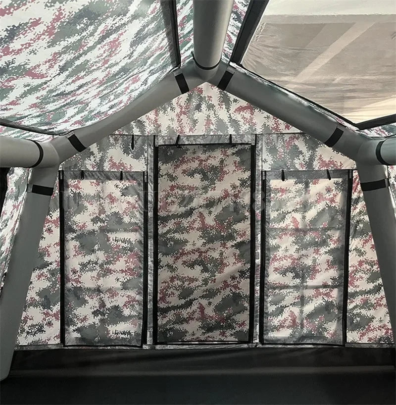 Inflatable Tent for Camping, Outdoor Roof Top Tent, Waterproof Oxford Cloth, Pop Up Tent, Luxury Party Equipment