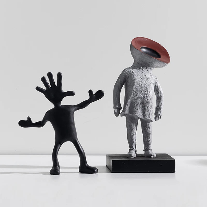 ET alien sculpture home living room bedroom children's room abstract cartoon decorations entrance porch crafts modern ornaments