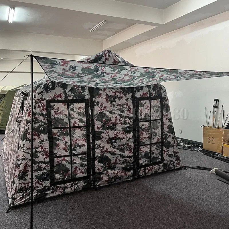 Inflatable Tent for Camping, Outdoor Roof Top Tent, Waterproof Oxford Cloth, Pop Up Tent, Luxury Party Equipment