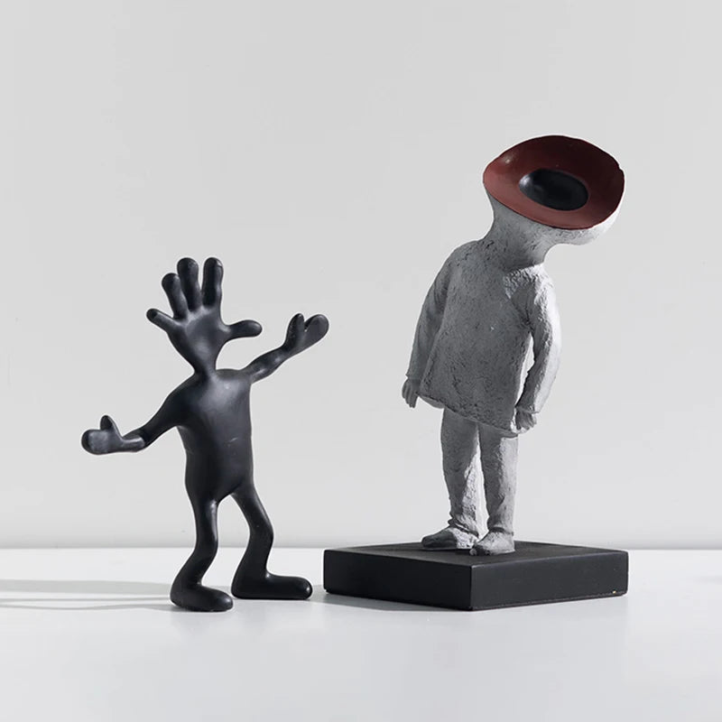 ET alien sculpture home living room bedroom children's room abstract cartoon decorations entrance porch crafts modern ornaments