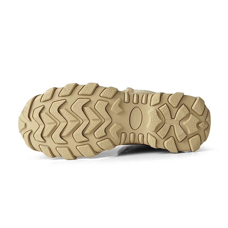 Winter Ankle Boots for Men Desert Hiking Men's Boots Outdoor Platform Original Trekking Shoes Waterproof Non-slip Masculino Bota