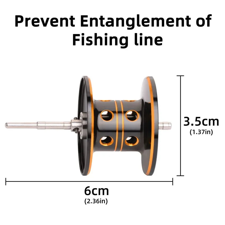 Fishing Reel 10.1:1 Gear Ratio 10Kg/22Lb Max Drag Baitcasting Reel with Aluminum Spool for Freshwater Saltwater Pesca
