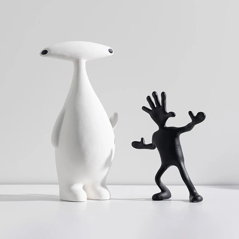 ET alien sculpture home living room bedroom children's room abstract cartoon decorations entrance porch crafts modern ornaments