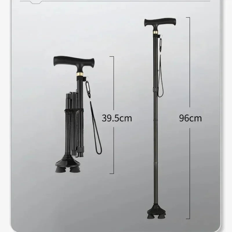 Walkers for Elderly Trekking Poles T-handle Walking Sticks for Old Man Women Ultralight Trekking Pole Hiking Climbing Canes