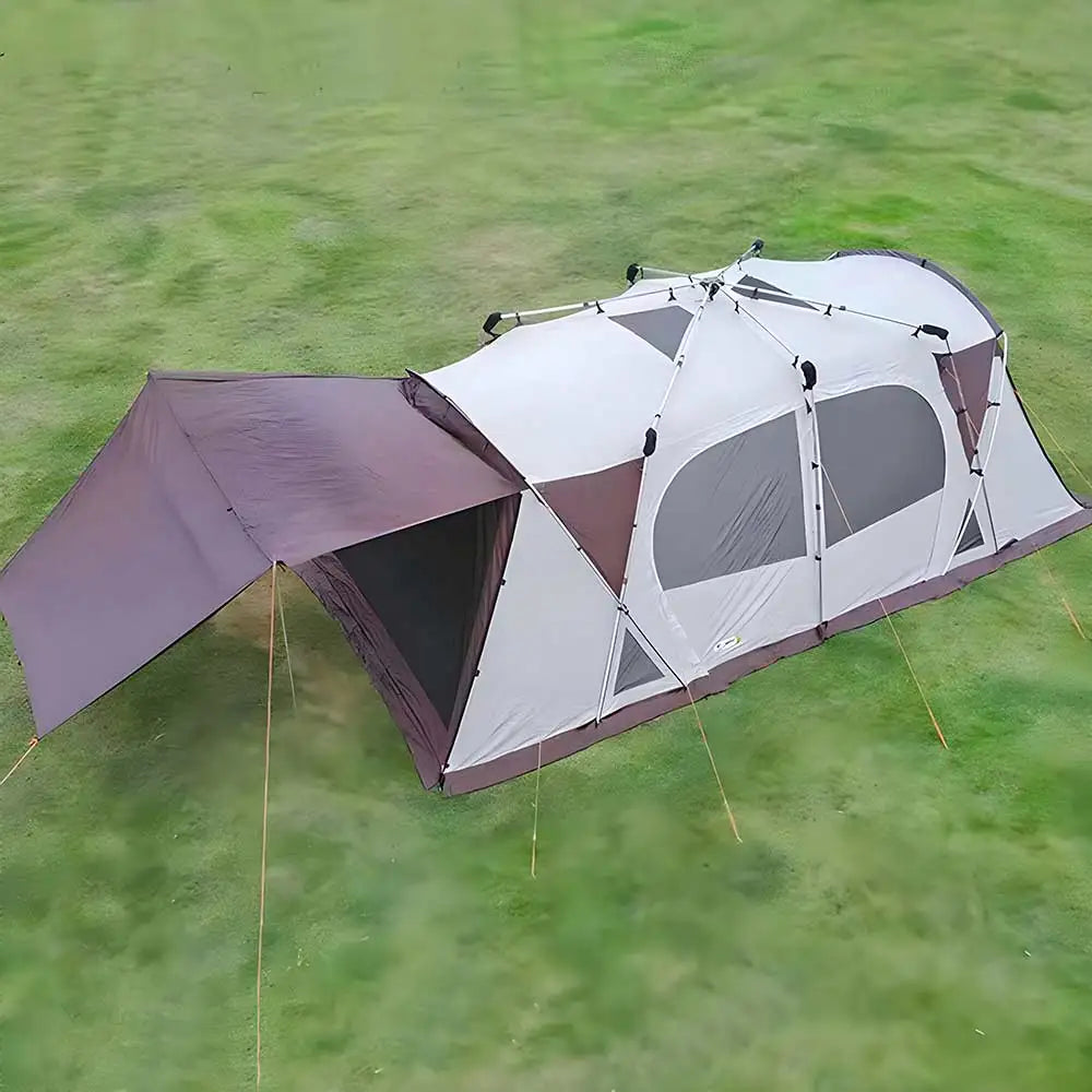 6-8 Persons Popular Large Glamping Luxury Family Outdoor Glamping Travel Tunnel Camping Tents