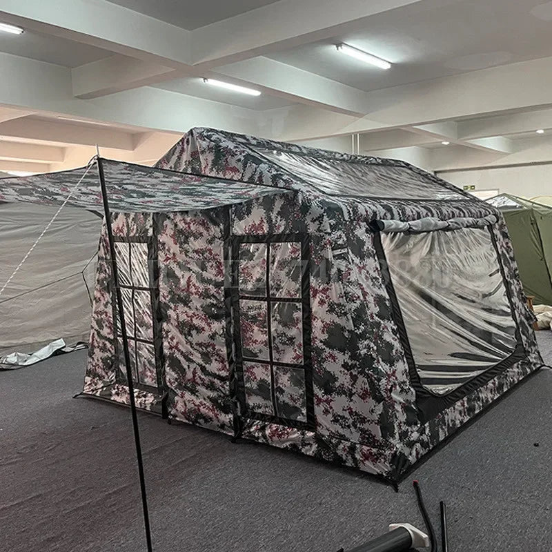 Inflatable Tent for Camping, Outdoor Roof Top Tent, Waterproof Oxford Cloth, Pop Up Tent, Luxury Party Equipment