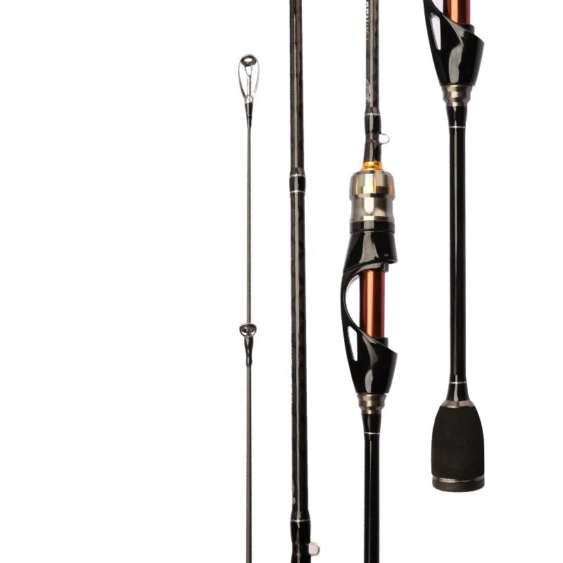 1.68/1.8m Spinning Rod Carbon UltraLight Fishing Pole Bait WT 1-10g Line WT 3-8LB For Stream River Fast Trout Fishing Rods