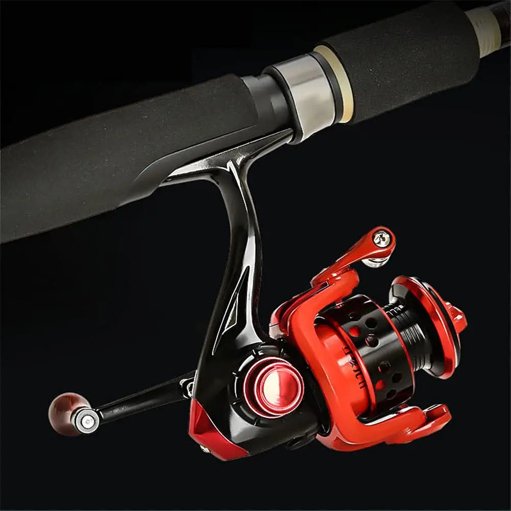 Mini Spinning Reel Lightweight Fishing Reel 4.8:1 Gear Ratio Sturdy Aluminum Frame Ultra Smooth Powerful Spinning Fishing Reels