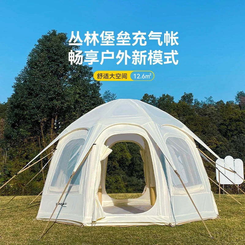 2024 Camping Tent Model Luxury Mobile Automatic Inflatable Camping Tent Easy To Operate Outdoor Teaction Equipment