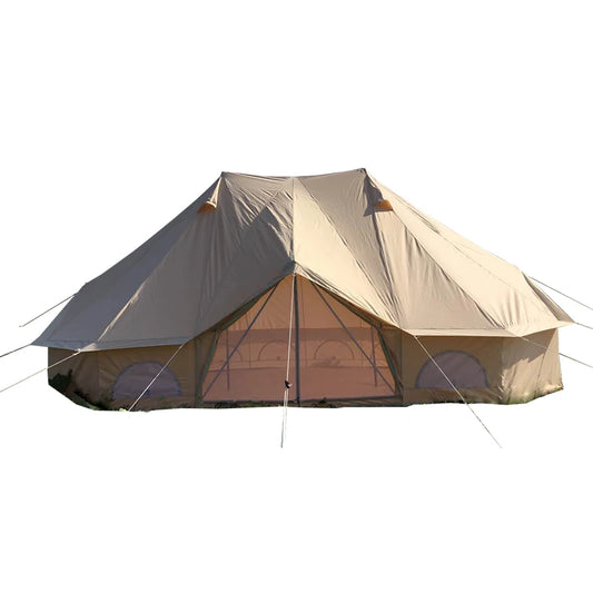 New 2024 Outdoor Camping Canvas Tent Luxury Family