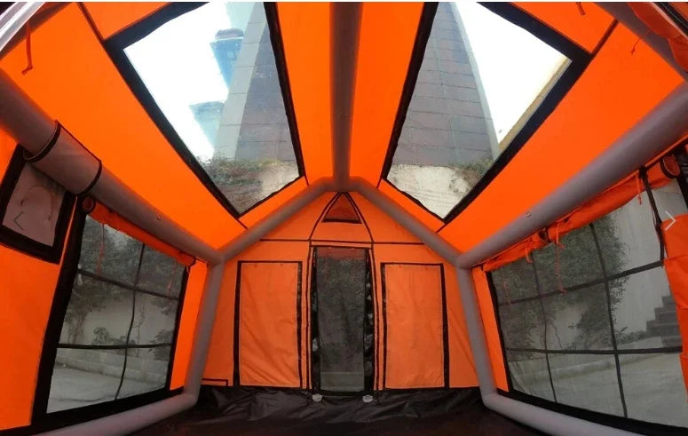 Inflatable Outdoor Camping Tent Inflatable Luxury Polyester Air Family Tent