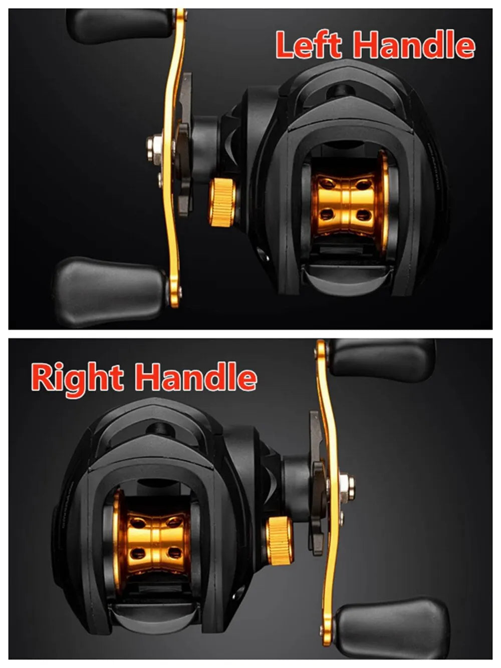 Light Weight Spool Gear Ratio 7.2 1 With Drag Clicker Fishing Wheel Baitcasting Reel High Speed Fishing Reel