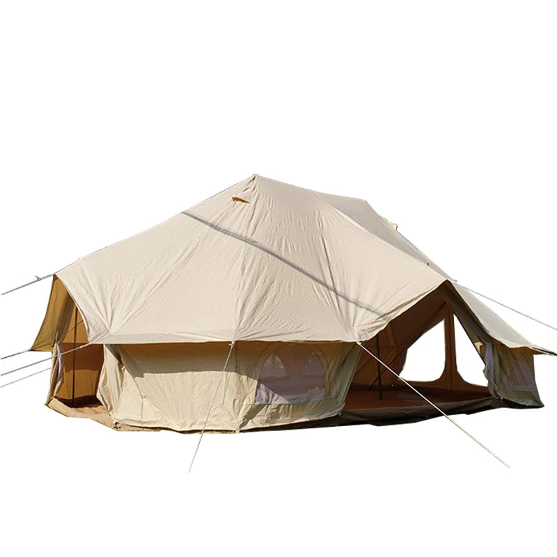 New 2024 Outdoor Camping Canvas Tent Luxury Family