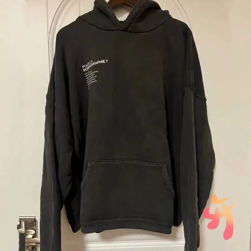 Hot Selling Winter Vinatge ERD Hoodies Casual Street Cleanfit Men Women Abstract Letter Print Enfants Riches Deprimes Sweatshirt