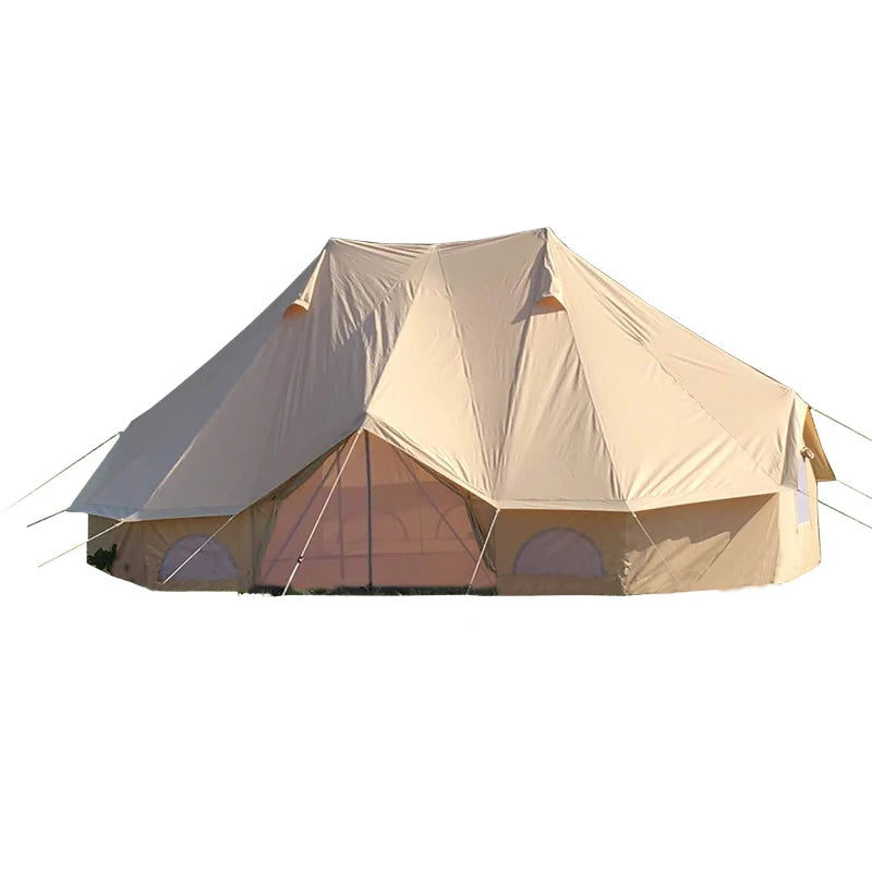 New 2024 Outdoor Camping Canvas Tent Luxury Family