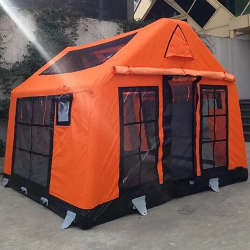 Inflatable Outdoor Camping Tent Inflatable Luxury Polyester Air Family Tent